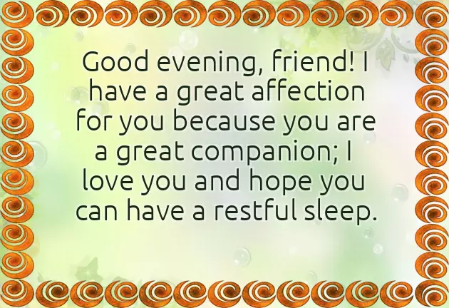 Night Message For Friend Night Message For Friend