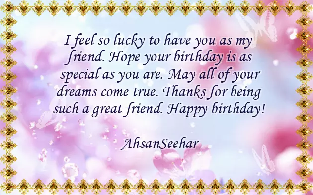 Happy Birthday To Someone I Love