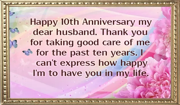 Happy 10Th Marriage Anniversary Happy 10Th Marriage Anniversary
