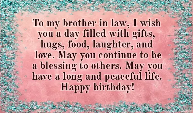 Birthday Brother In Law