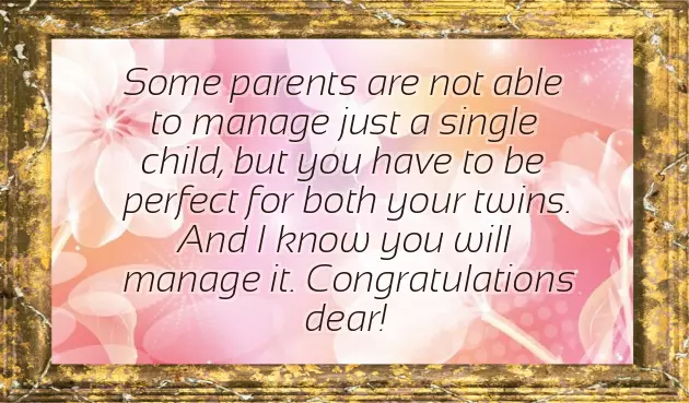 Twins New Born Baby Wishes