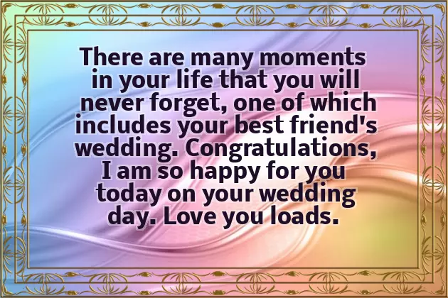 Best Friend Marriage Wishes In English Best Friend Marriage Wishes In English