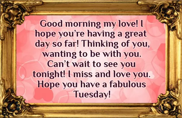 Tuesday Wishes Good Morning