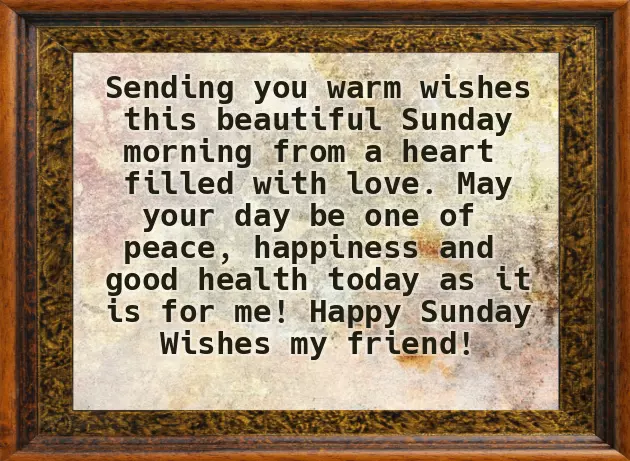 Sunday Wishes To My Love Sunday Wishes To My Love