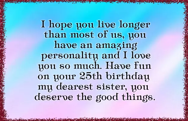 Birthday Wishes For Son 25 Years