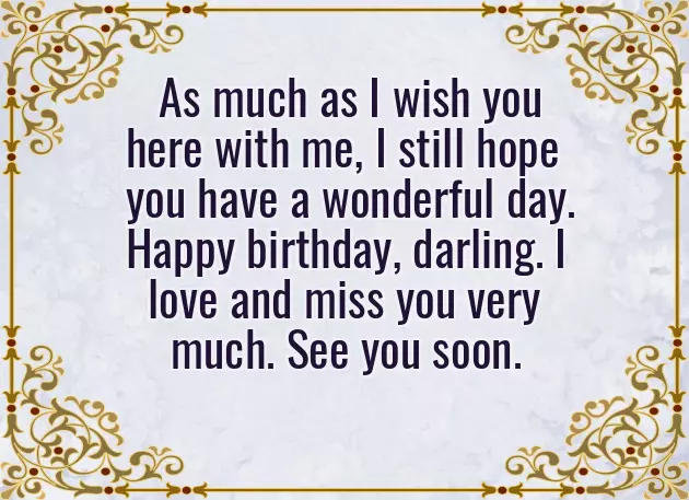 Sweet Romantic Birthday Wishes For Him