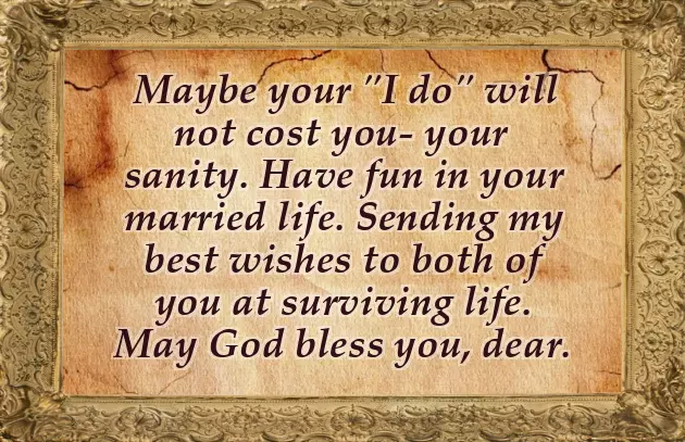 Funny Wedding Messages Funny Wedding Messages