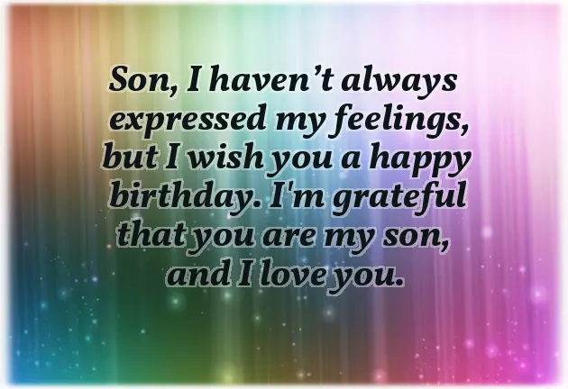 Birthday Wishes For A Son In Law
