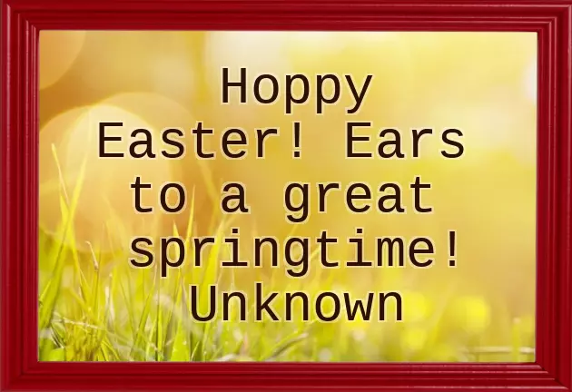 Special Easter Message Special Easter Message