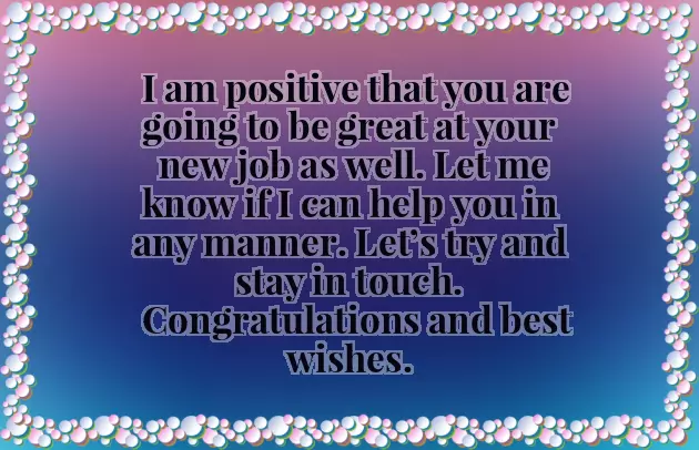 Wishing You All The Best On Your New Job Wishing You All The Best On Your New Job
