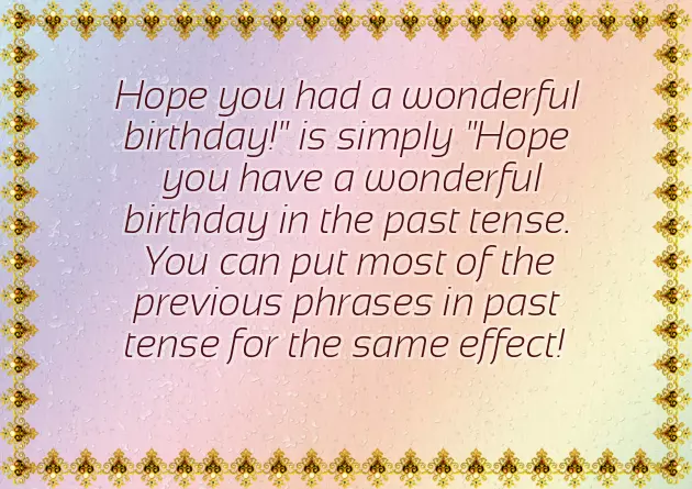 Wish You A Great Year Wish You A Great Year