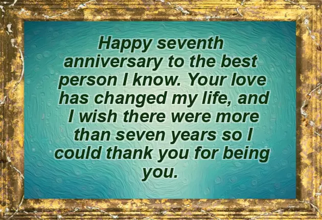 7 Years Of Togetherness Quotes 7 Years Of Togetherness Quotes