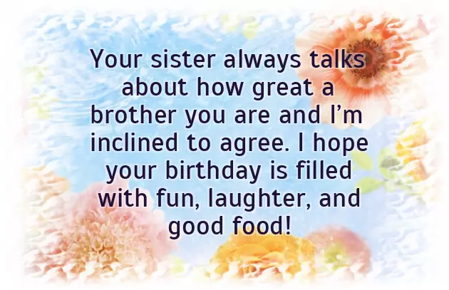 Birthday Lines For Brother In Law Birthday Lines For Brother In Law