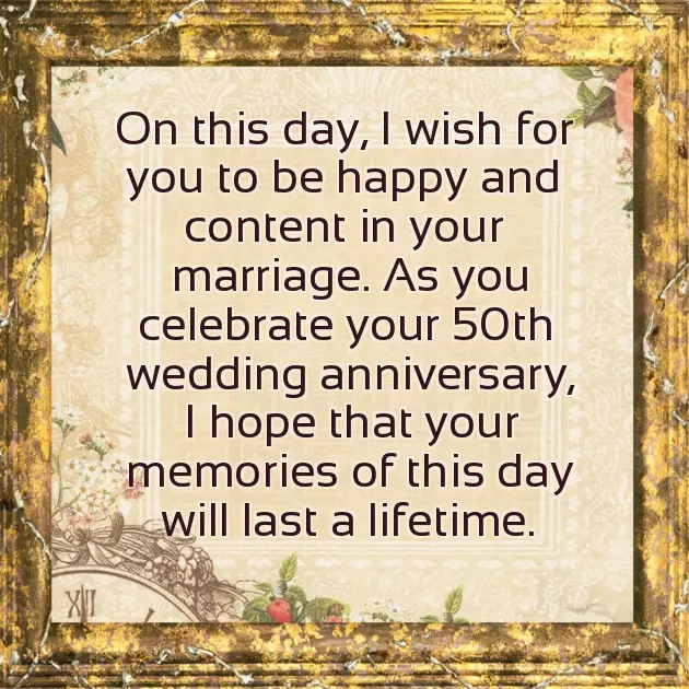 Happy Golden Anniversary Wishes Happy Golden Anniversary Wishes