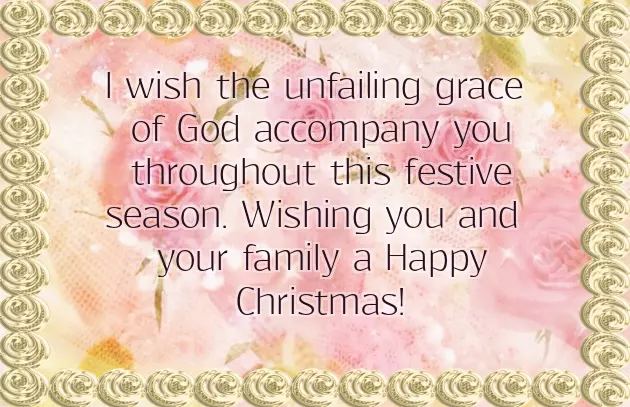 Merry Christmas Message Christian