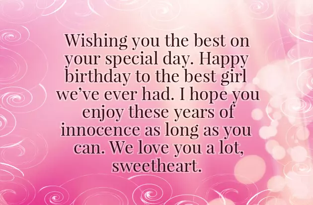 Wish Happy Birthday Baby Girl