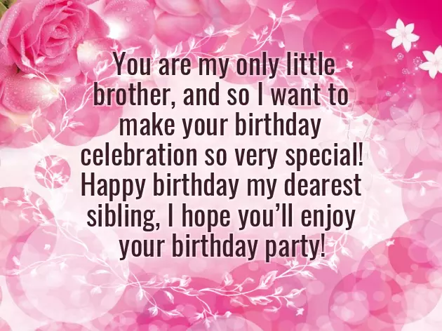 Birthday Wishes For Little Baby Brother Birthday Wishes For Little Baby Brother