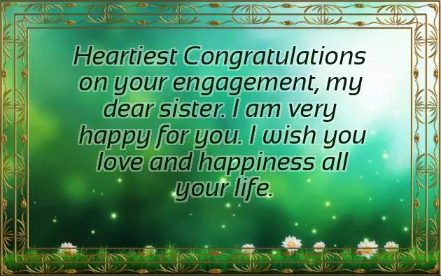 Wishes For Engagement For Sister Wishes For Engagement For Sister