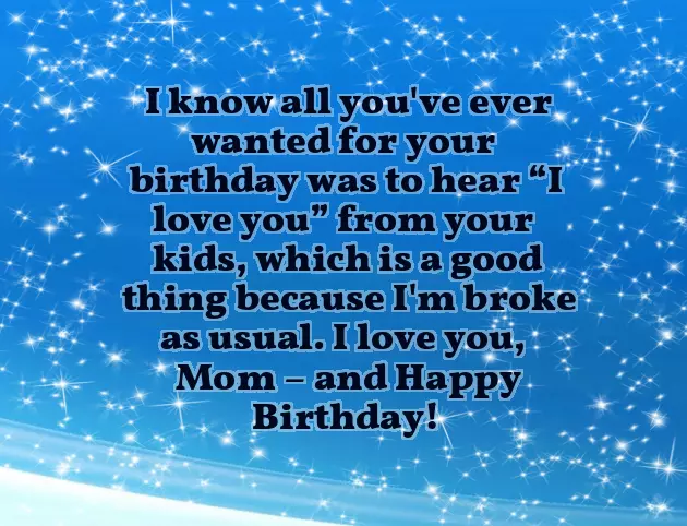 Birthday Wishes Of Mom