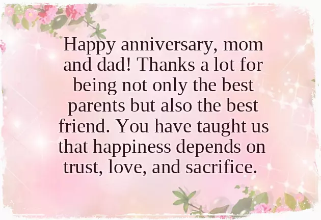 Wedding Anniversary For Parents Wishes Wedding Anniversary For Parents Wishes