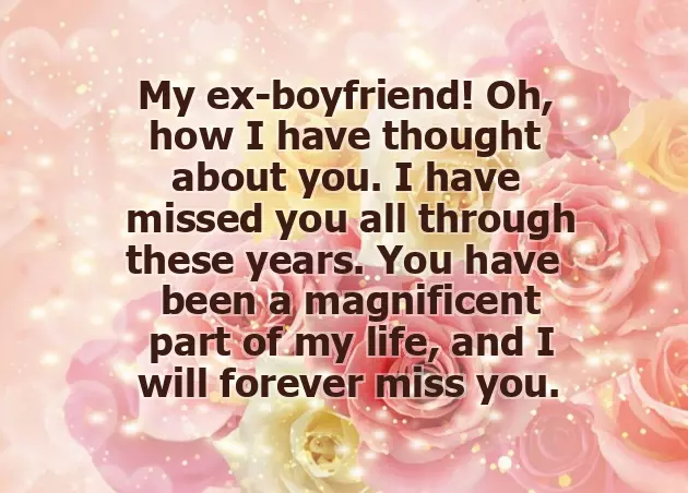 Wishing My Ex Boyfriend Happy Birthday