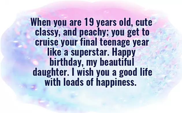 Happy 19Th Birthday Daughter Happy 19Th Birthday Daughter