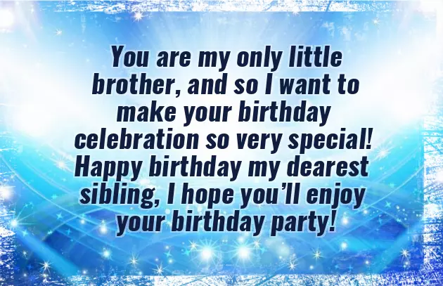 Happy Birthday Kid Brother Happy Birthday Kid Brother