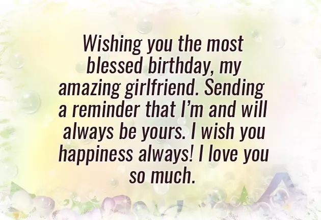 Birthday Wish Love Letter For Girlfriend Birthday Wish Love Letter For Girlfriend