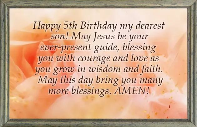 5Th Birthday Wishes For Son 5Th Birthday Wishes For Son