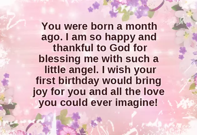First Month Birthday Wishes For Baby Boy First Month Birthday Wishes For Baby Boy