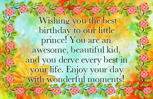 Birthday Wishes To 1 Year Old Boy Birthday Wishes To 1 Year Old Boy