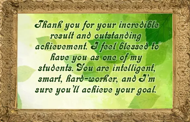 Congratulations For Your Outstanding Performance Congratulations For Your Outstanding Performance