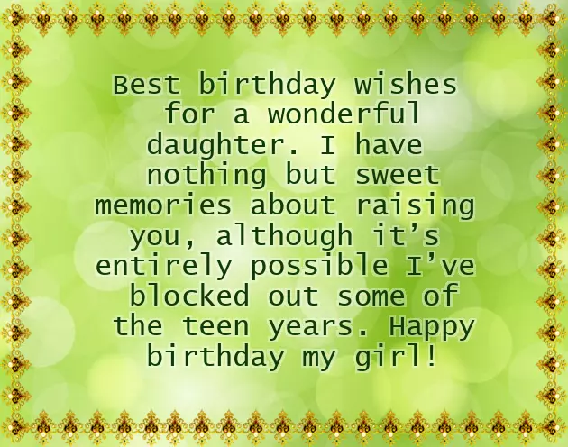 Daughter 18Th Birthday Wishes