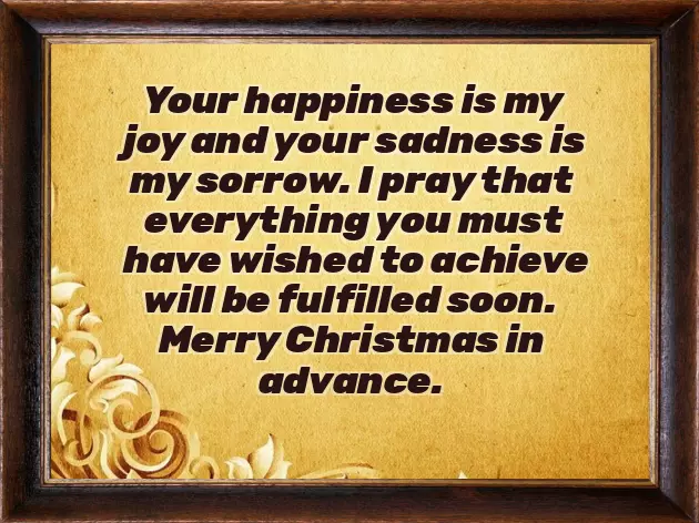 Advance Merry Christmas