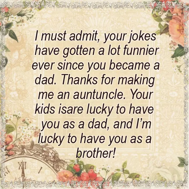 A Message To A Father