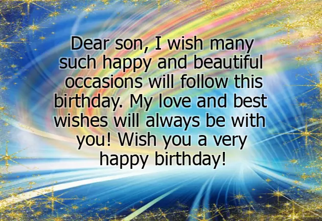 Happy Birthday My Son From Dad Happy Birthday My Son From Dad