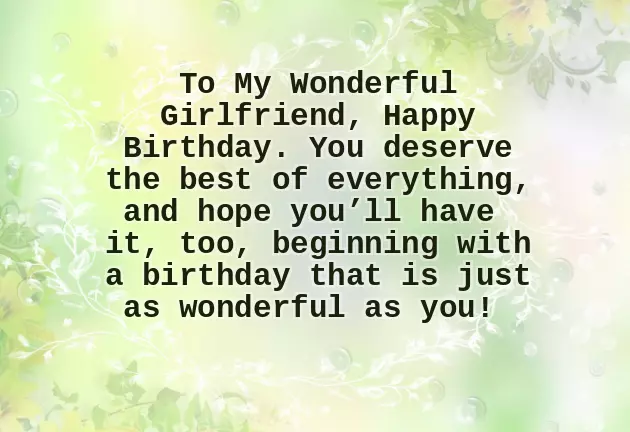 Girlfriend Bday Quote For Gf Girlfriend Bday Quote For Gf