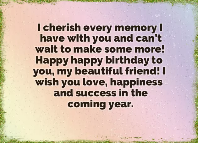 Beautiful Words For Sister Birthday