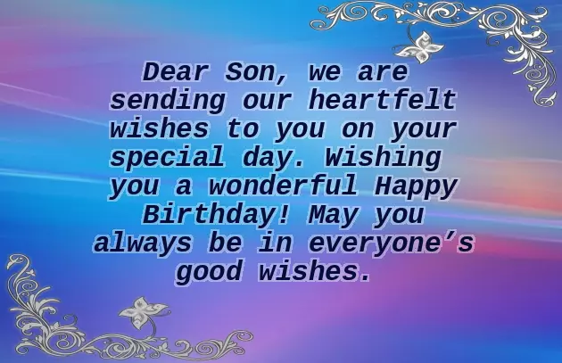 Birthday Greetings To Son From Dad Birthday Greetings To Son From Dad