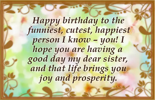 Sister And Friend Birthday Wishes