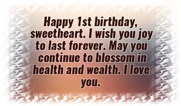 Happy 1St Birthday Quotes Happy 1St Birthday Quotes