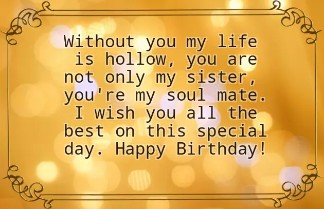 Happy Birthday Crazy Sister