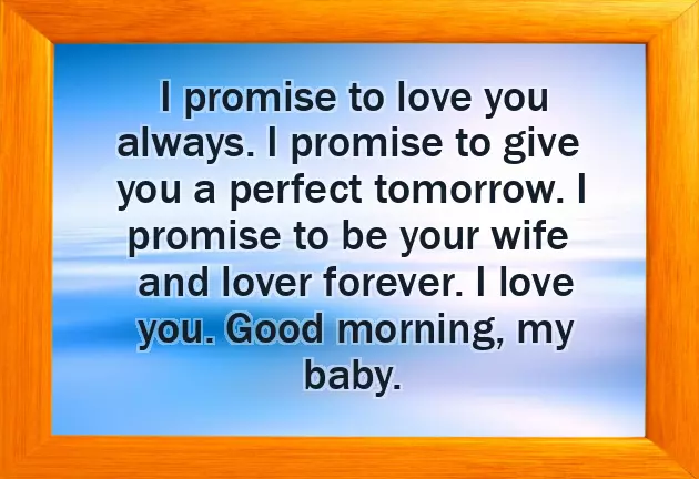 Sweet Love Morning Message