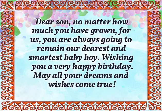 Birthday Wishes For Younger Son From Mom Birthday Wishes For Younger Son From Mom