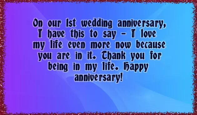 Happy 1St Wedding Anniversary Quotes Happy 1St Wedding Anniversary Quotes