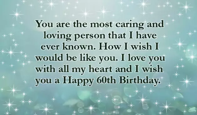 Wishes For 60 Birthday
