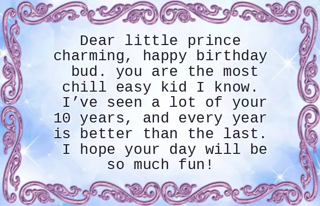 Happy 10Th Birthday Son Quotes Happy 10Th Birthday Son Quotes