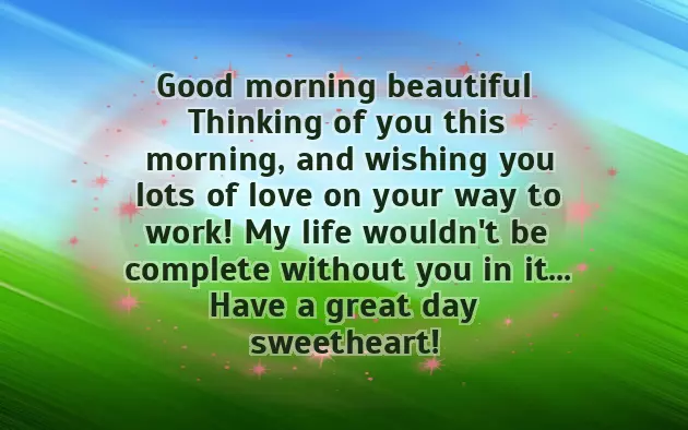 Romantic Love Morning Message Romantic Love Morning Message