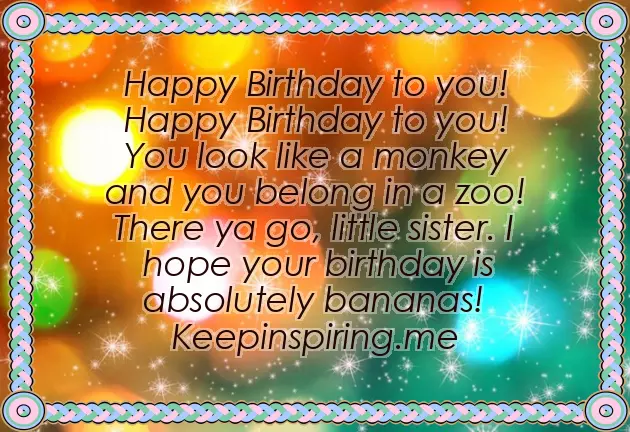 About Sister Birthday Wishes