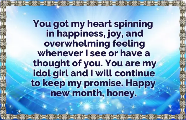 New Month Love Sms New Month Love Sms